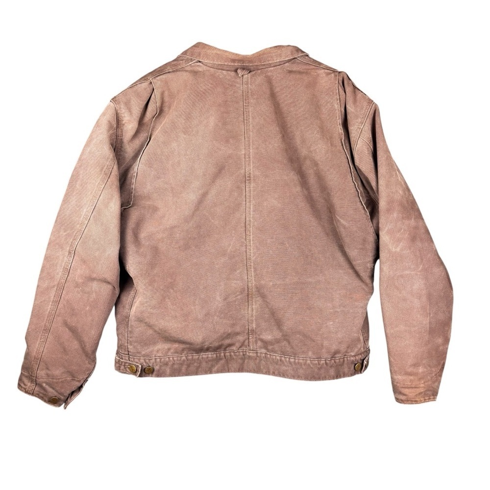 VINTAGE Carhartt JP1073 Southwest Aztec Lined Chore Jacket – Sz XL (mocha) - Picture 6 of 9